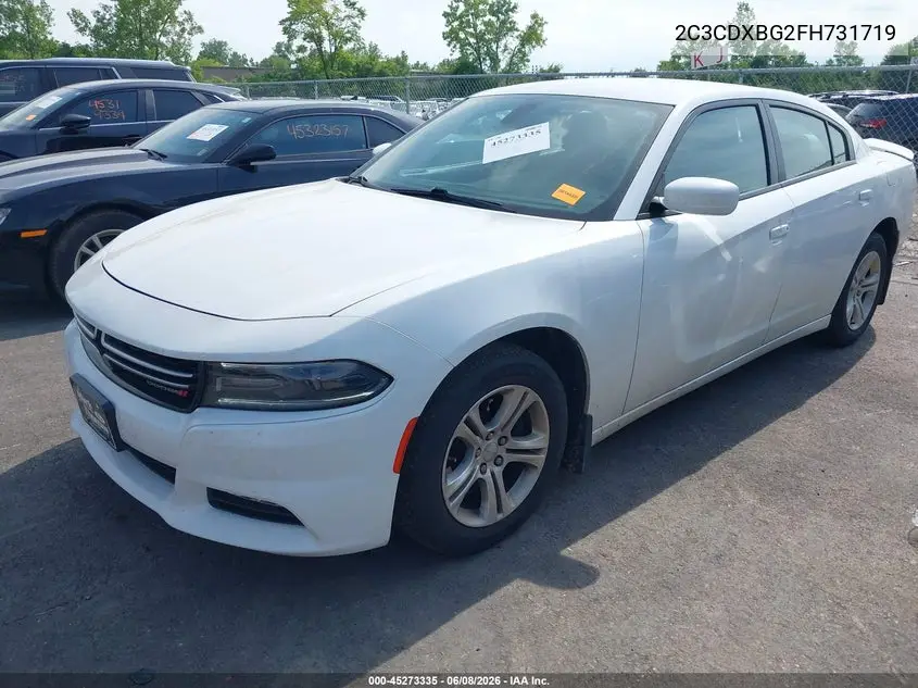 2015 Dodge Charger Se VIN: 2C3CDXBG2FH731719 Lot: 45273335