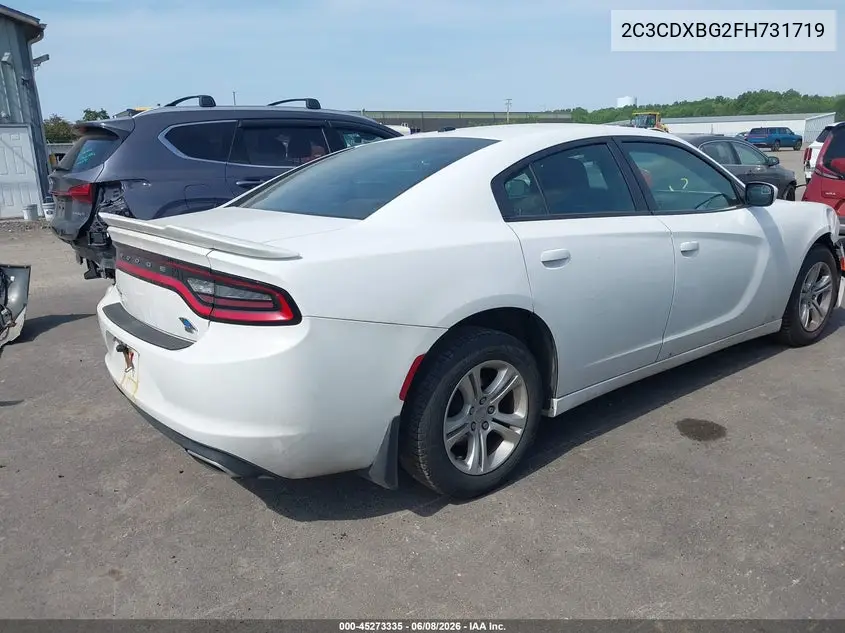2015 Dodge Charger Se VIN: 2C3CDXBG2FH731719 Lot: 45273335