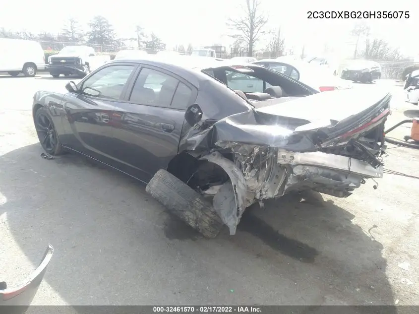 2C3CDXBG2GH356075 2016 Dodge Charger Se