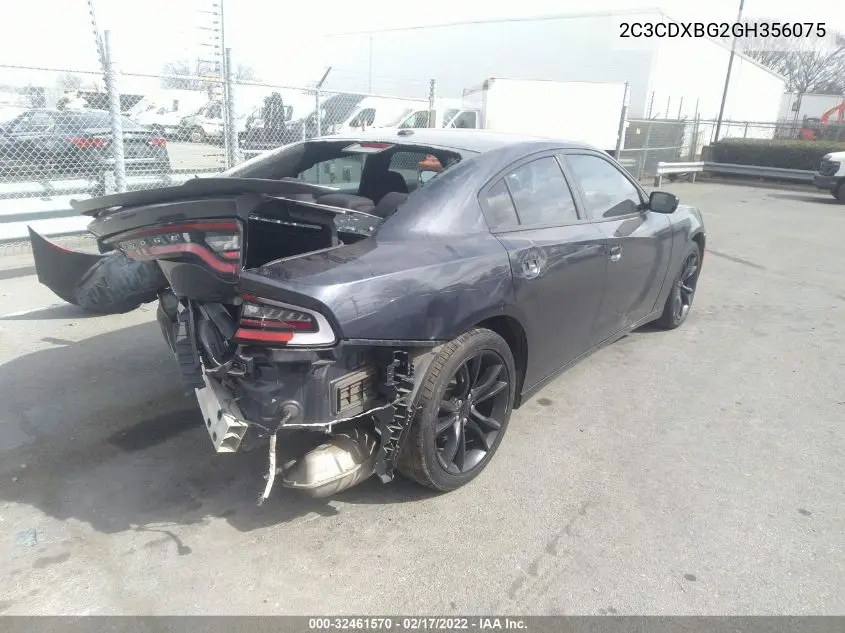 2C3CDXBG2GH356075 2016 Dodge Charger Se