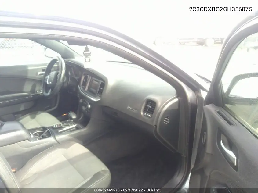 2C3CDXBG2GH356075 2016 Dodge Charger Se