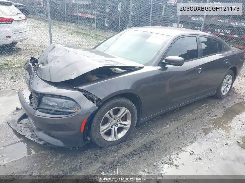 2C3CDXBG0GH121173 2016 Dodge Charger Se