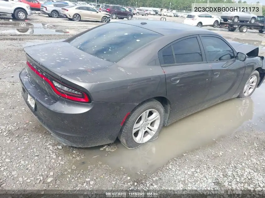 2C3CDXBG0GH121173 2016 Dodge Charger Se