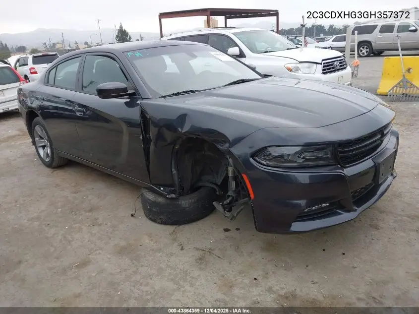 2C3CDXHG3GH357372 2016 Dodge Charger Sxt