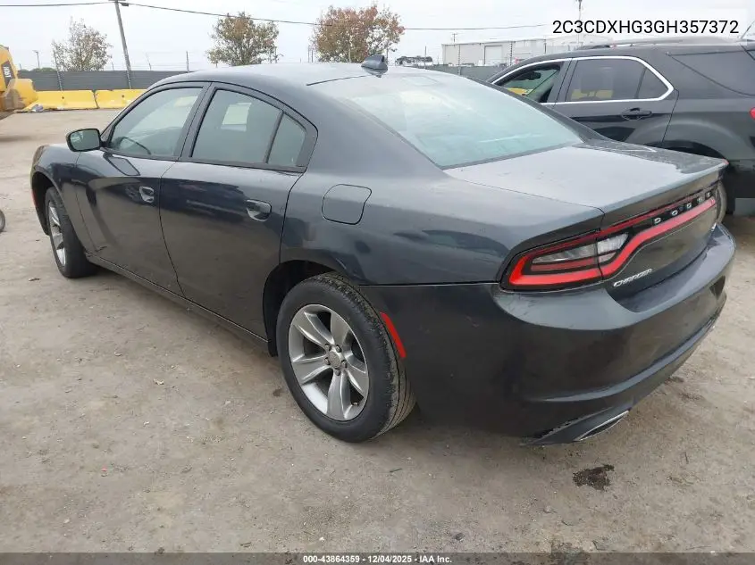 2C3CDXHG3GH357372 2016 Dodge Charger Sxt
