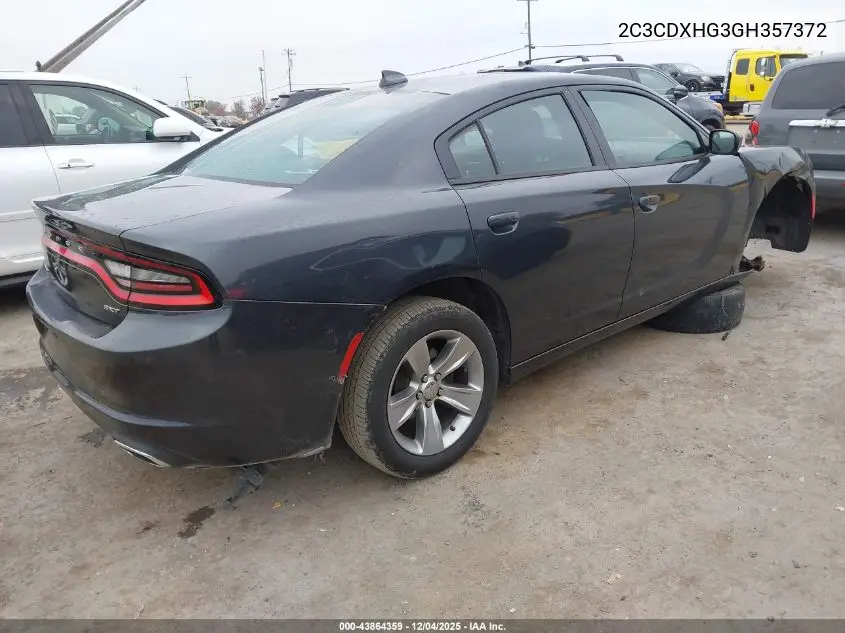 2C3CDXHG3GH357372 2016 Dodge Charger Sxt