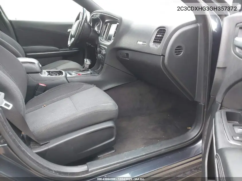 2C3CDXHG3GH357372 2016 Dodge Charger Sxt