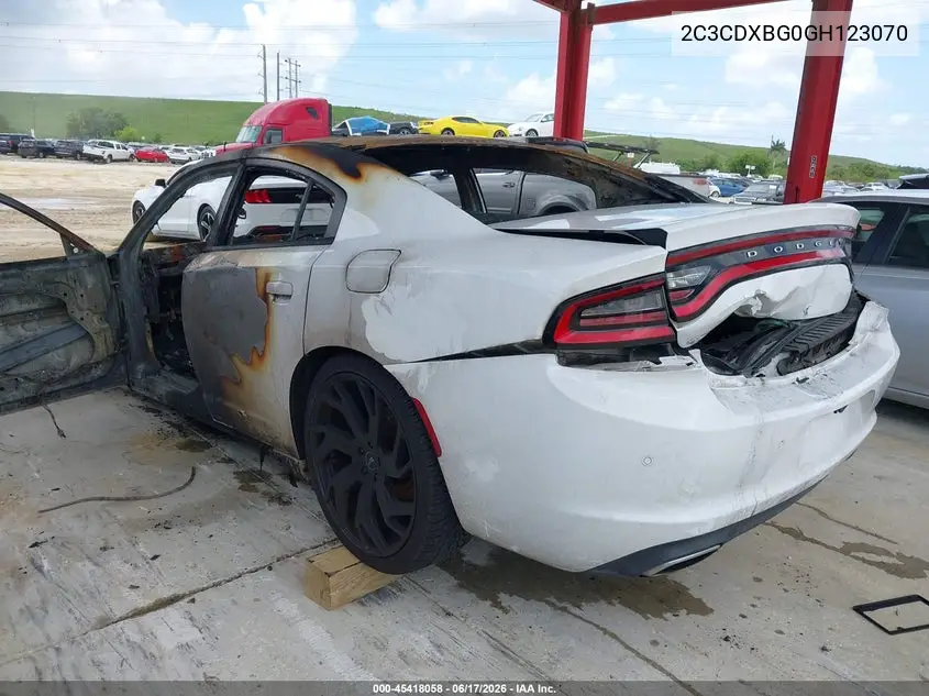 2016 Dodge Charger Se VIN: 2C3CDXBG0GH123070 Lot: 45418058
