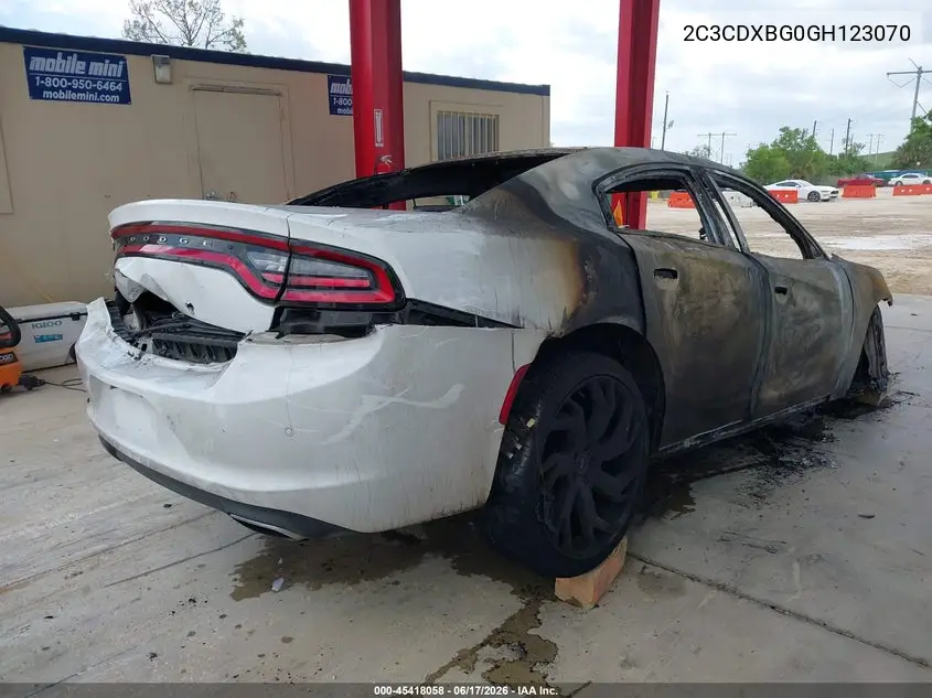 2016 Dodge Charger Se VIN: 2C3CDXBG0GH123070 Lot: 45418058