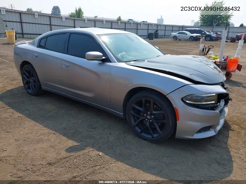 2016 Dodge Charger Sxt VIN: 2C3CDXJG9GH286432 Lot: 45656774