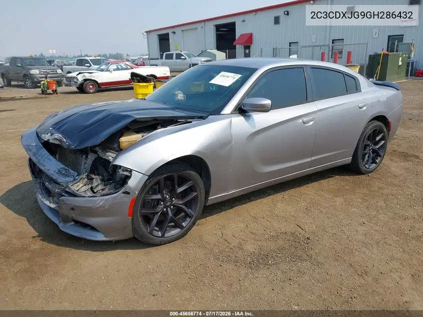 2016 Dodge Charger Sxt VIN: 2C3CDXJG9GH286432 Lot: 45656774