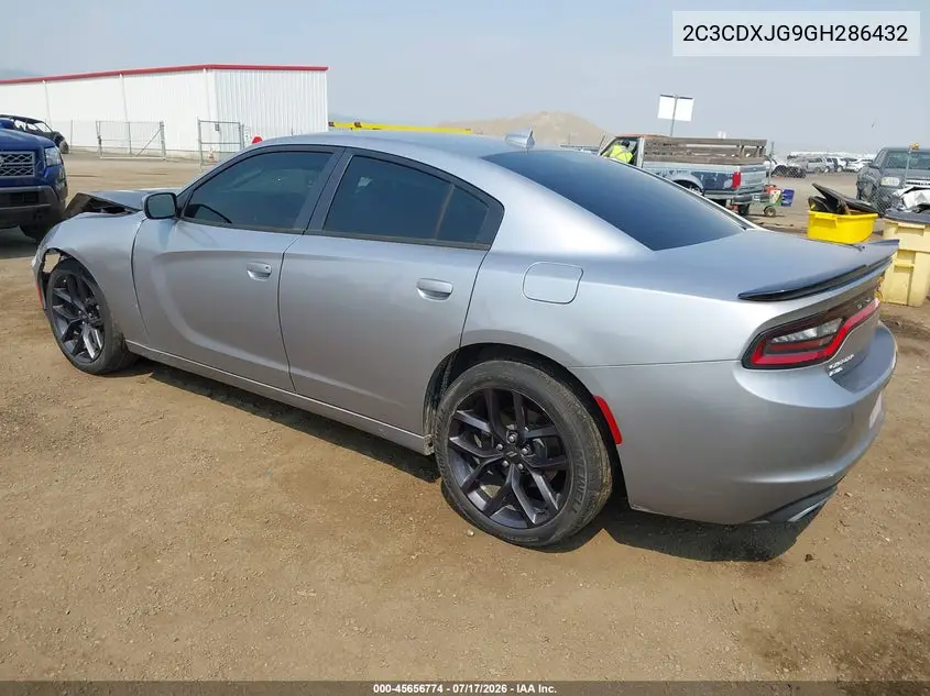 2016 Dodge Charger Sxt VIN: 2C3CDXJG9GH286432 Lot: 45656774