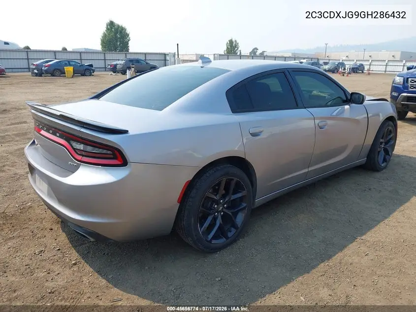 2016 Dodge Charger Sxt VIN: 2C3CDXJG9GH286432 Lot: 45656774