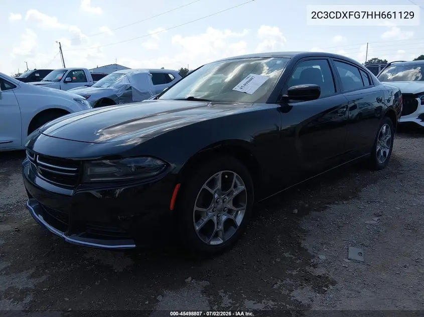 2017 Dodge Charger Se Awd VIN: 2C3CDXFG7HH661129 Lot: 45498807