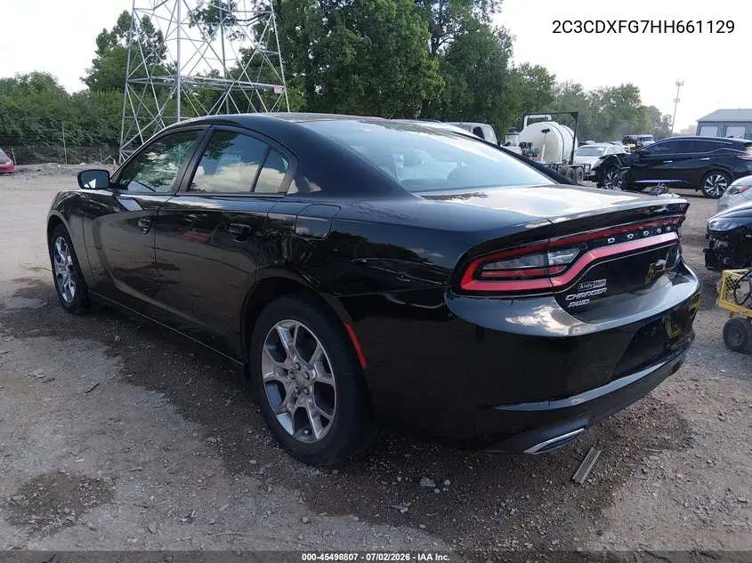 2017 Dodge Charger Se Awd VIN: 2C3CDXFG7HH661129 Lot: 45498807