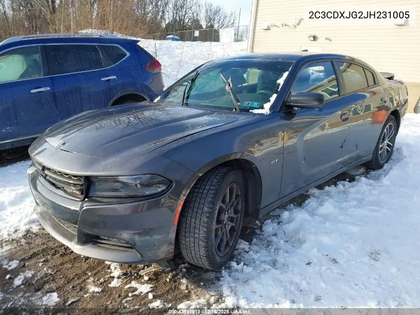2C3CDXJG2JH231005 2018 Dodge Charger Gt Awd