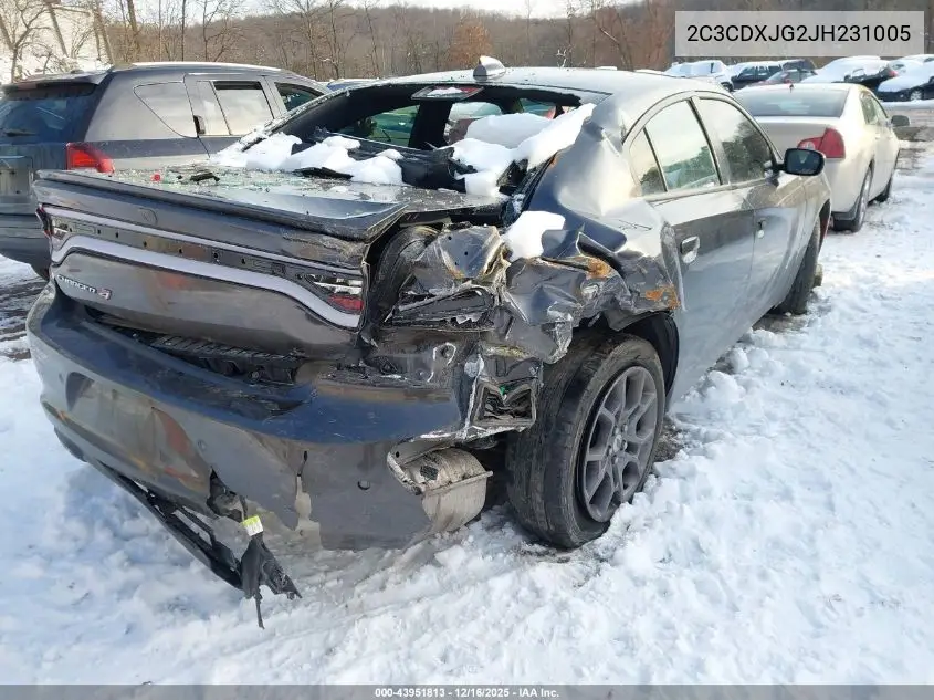 2C3CDXJG2JH231005 2018 Dodge Charger Gt Awd