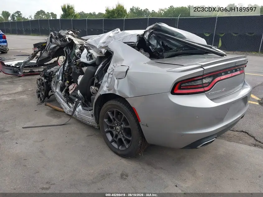2018 Dodge Charger Gt Awd VIN: 2C3CDXJG6JH189597 Lot: 45298416