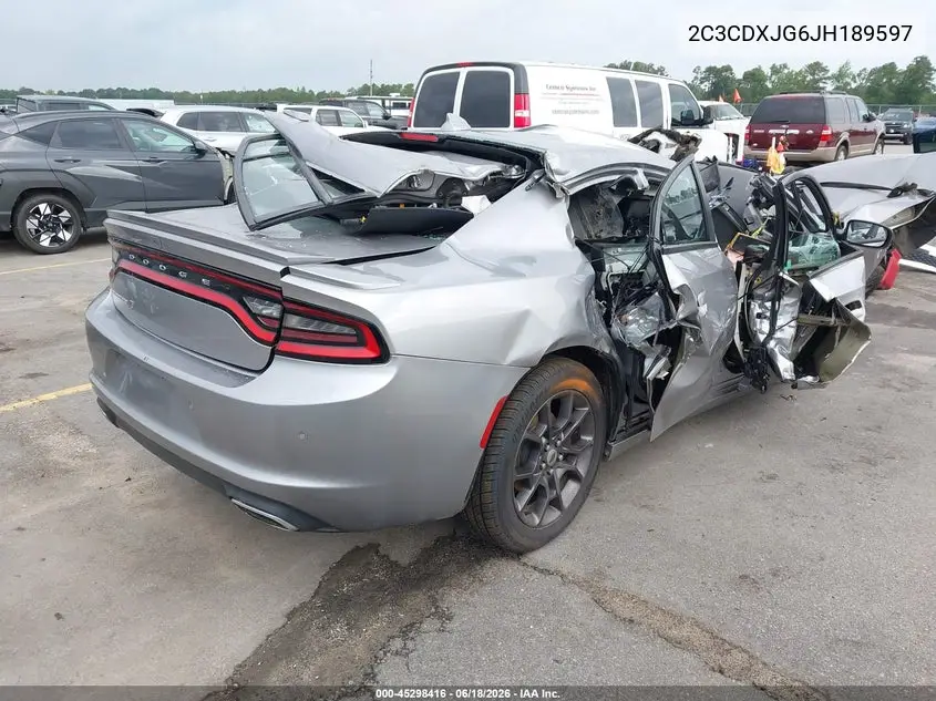2018 Dodge Charger Gt Awd VIN: 2C3CDXJG6JH189597 Lot: 45298416