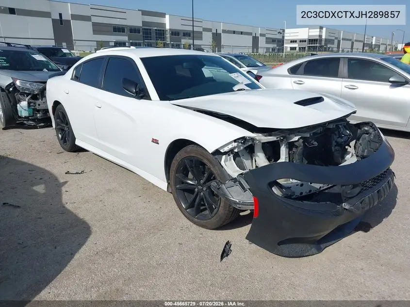 2018 Dodge Charger R/T Rwd VIN: 2C3CDXCTXJH289857 Lot: 45665729