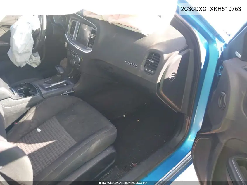 2C3CDXCTXKH510763 2019 Dodge Charger R/T Rwd