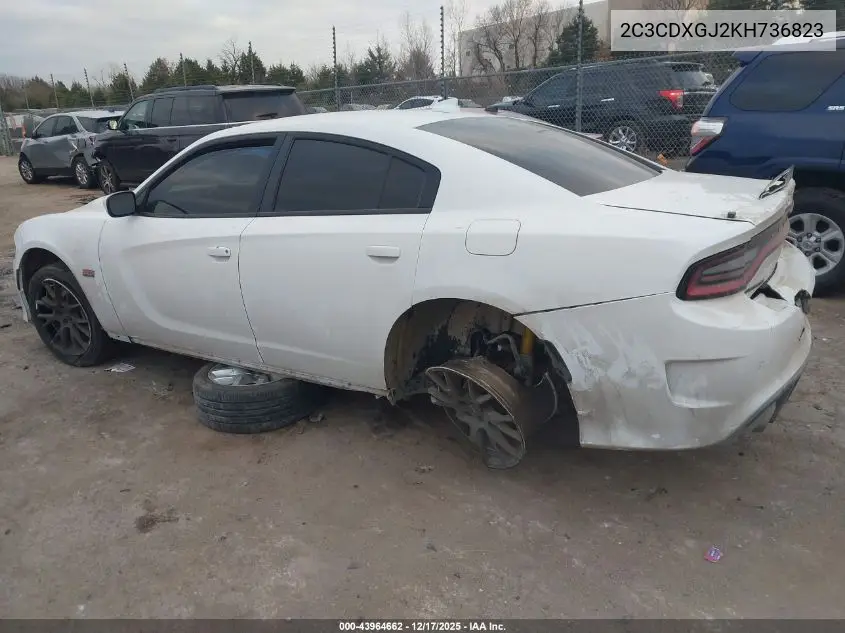 2C3CDXGJ2KH736823 2019 Dodge Charger Scat Pack Rwd