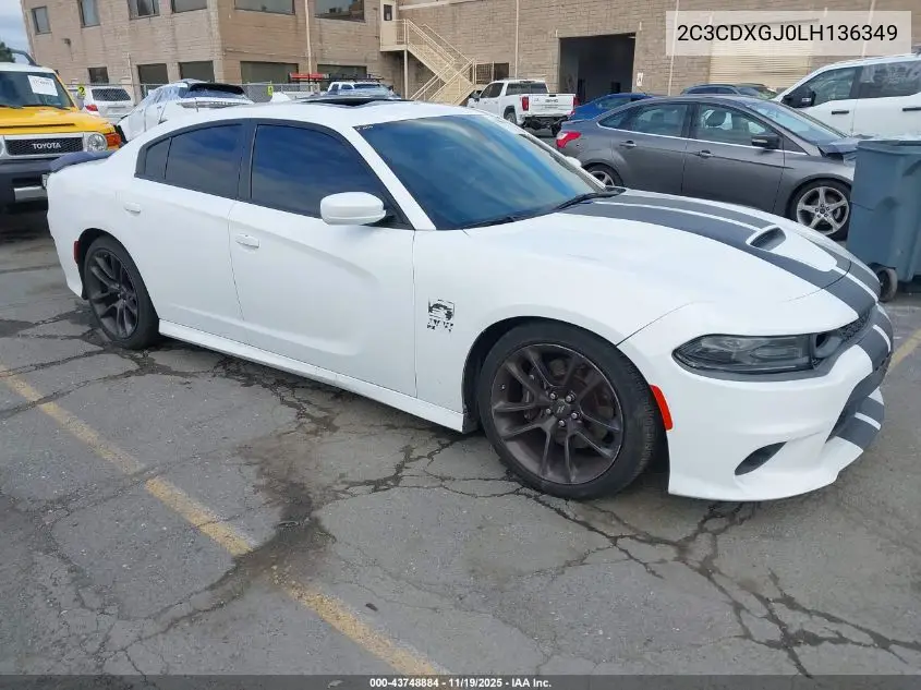 2C3CDXGJ0LH136349 2020 Dodge Charger Scat Pack Rwd