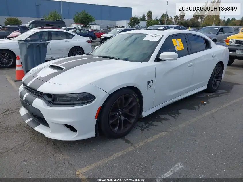 2C3CDXGJ0LH136349 2020 Dodge Charger Scat Pack Rwd