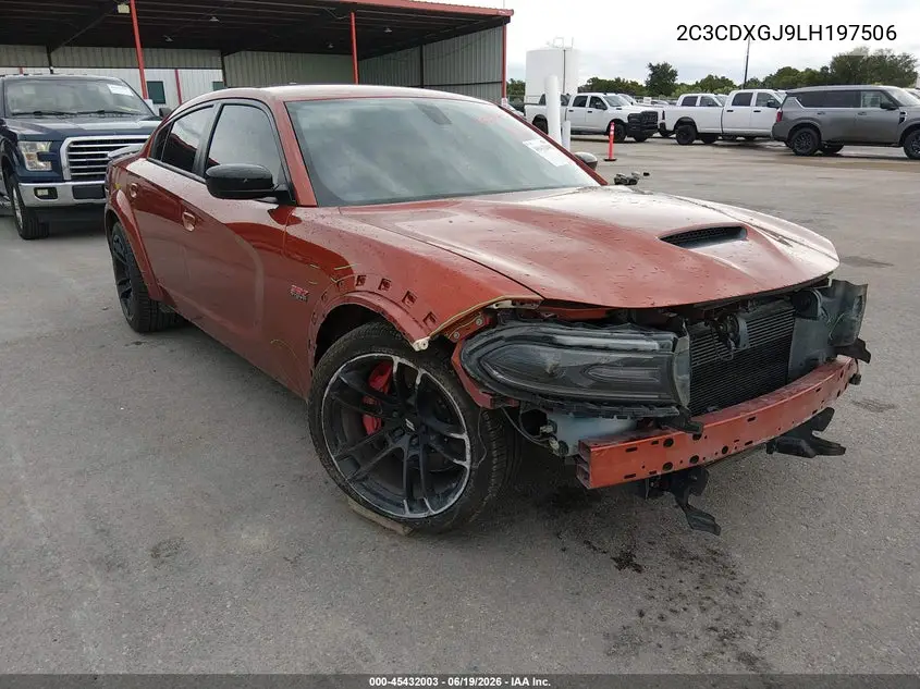 2020 Dodge Charger Scat Pack Widebody Rwd VIN: 2C3CDXGJ9LH197506 Lot: 45432003