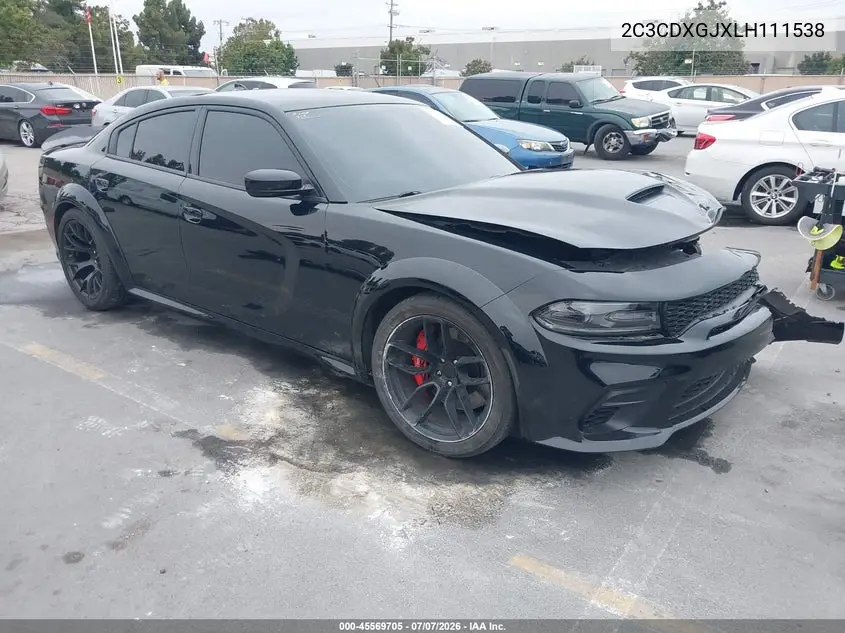 2020 Dodge Charger Scat Pack Widebody Rwd VIN: 2C3CDXGJXLH111538 Lot: 45569705