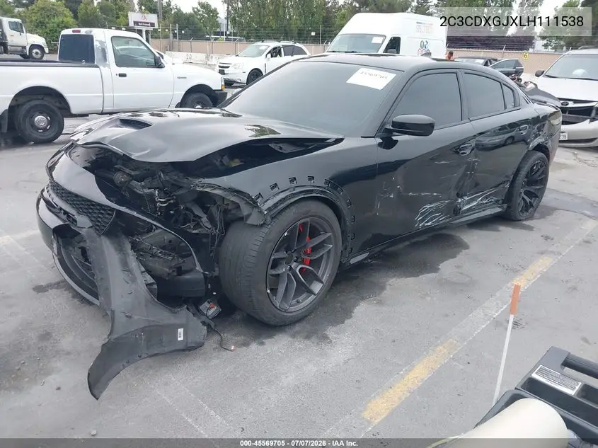 2020 Dodge Charger Scat Pack Widebody Rwd VIN: 2C3CDXGJXLH111538 Lot: 45569705