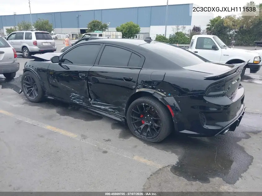 2020 Dodge Charger Scat Pack Widebody Rwd VIN: 2C3CDXGJXLH111538 Lot: 45569705