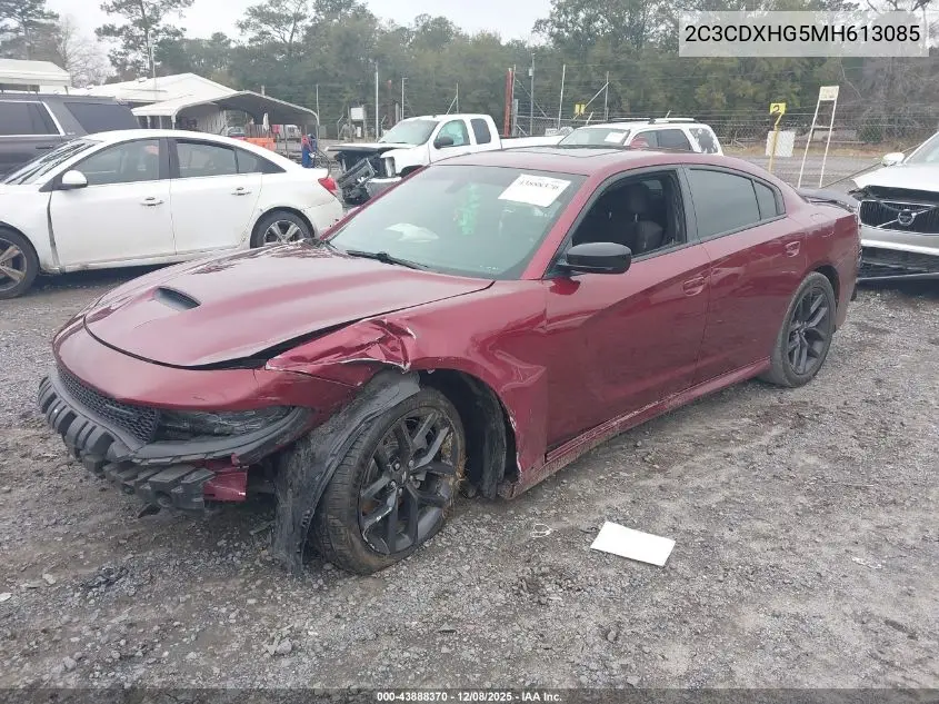 2C3CDXHG5MH613085 2021 Dodge Charger Gt Rwd
