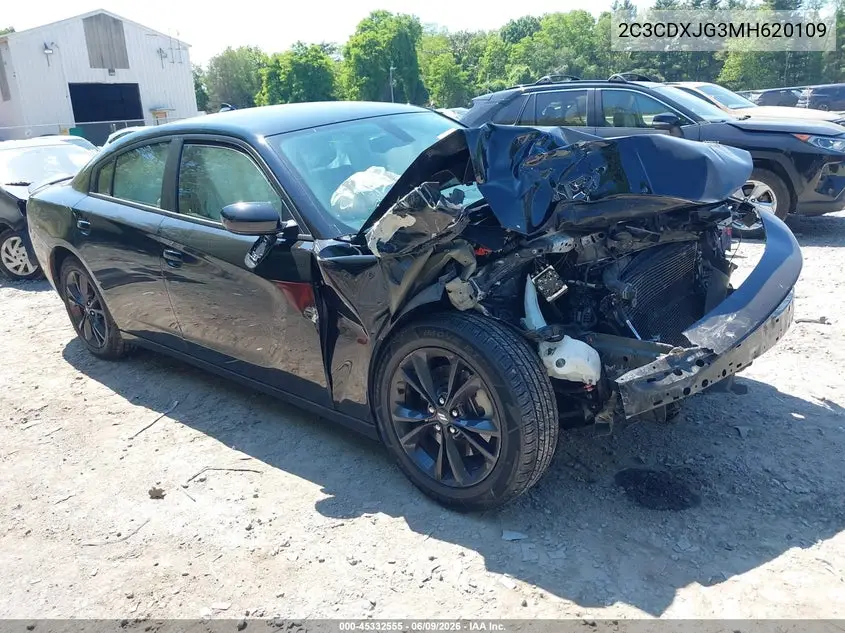 2021 Dodge Charger Sxt Awd VIN: 2C3CDXJG3MH620109 Lot: 45332555