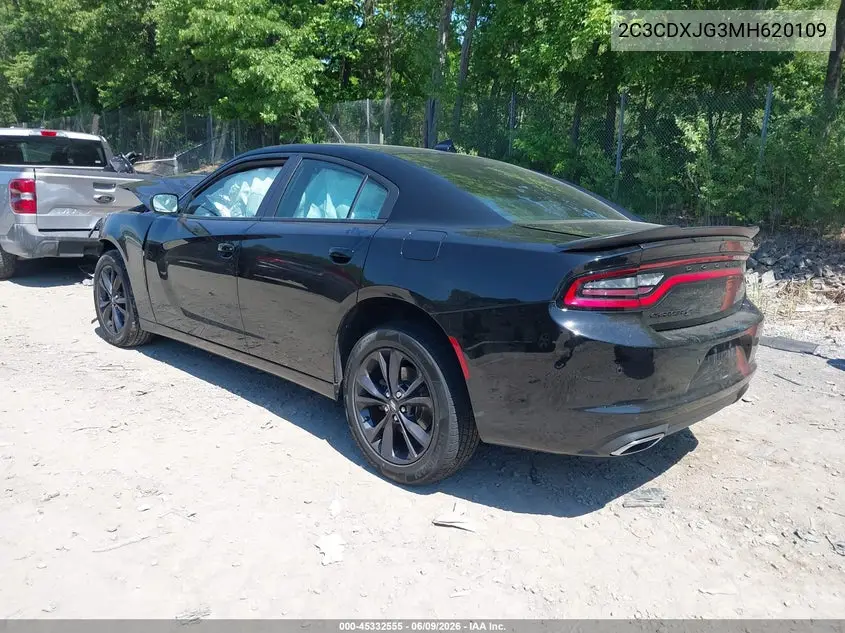 2021 Dodge Charger Sxt Awd VIN: 2C3CDXJG3MH620109 Lot: 45332555