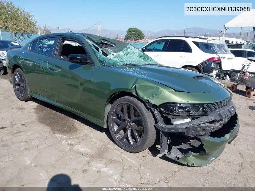 2C3CDXHGXNH139068 2022 Dodge Charger Gt Rwd