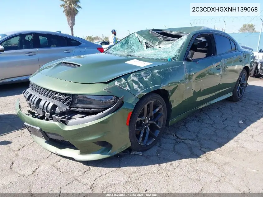 2C3CDXHGXNH139068 2022 Dodge Charger Gt Rwd