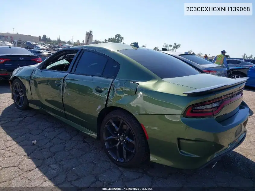 2C3CDXHGXNH139068 2022 Dodge Charger Gt Rwd
