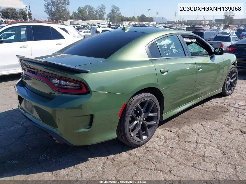 2C3CDXHGXNH139068 2022 Dodge Charger Gt Rwd