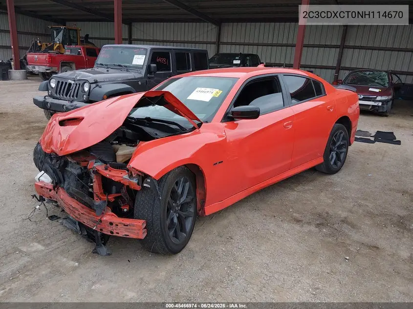 2C3CDXCT0NH114670 2022 Dodge Charger R/T