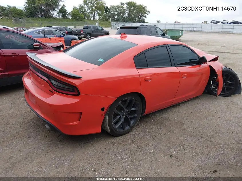 2C3CDXCT0NH114670 2022 Dodge Charger R/T
