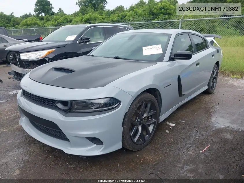2022 Dodge Charger R/T VIN: 2C3CDXCT0NH170382 Lot: 45605813