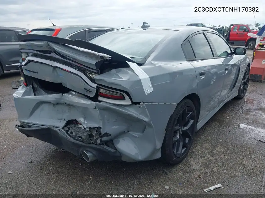 2022 Dodge Charger R/T VIN: 2C3CDXCT0NH170382 Lot: 45605813