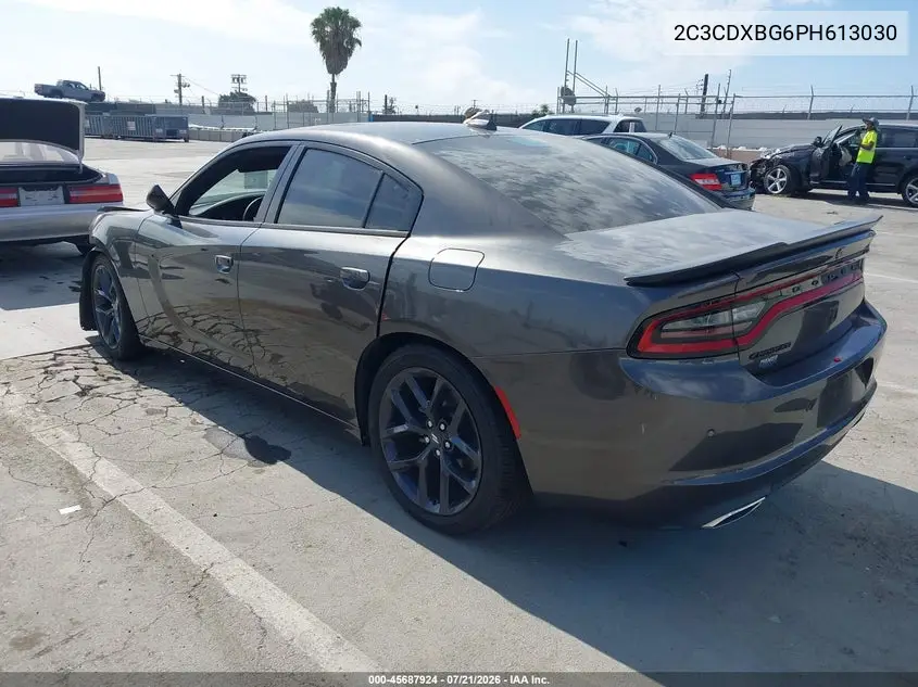 2023 Dodge Charger Sxt VIN: 2C3CDXBG6PH613030 Lot: 45687924