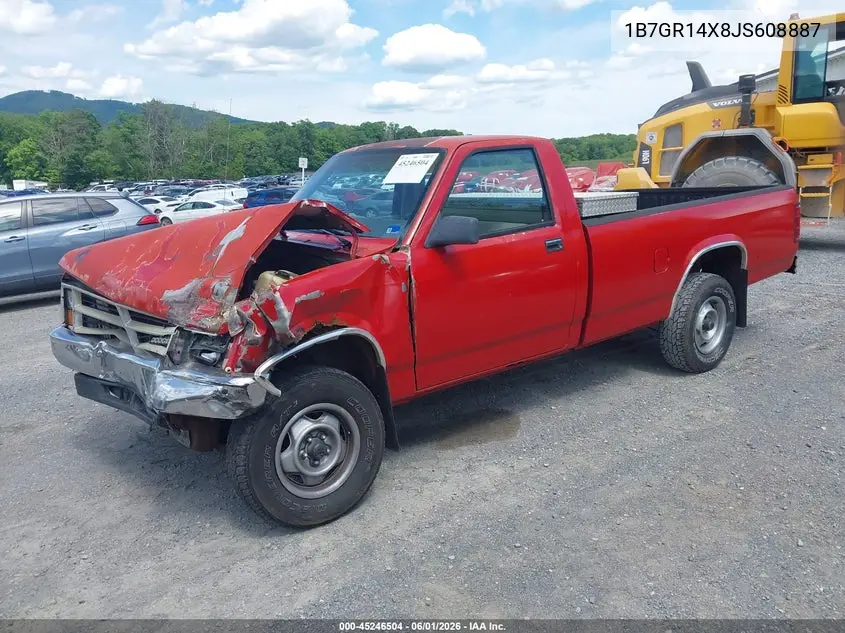 1988 Dodge Dakota VIN: 1B7GR14X8JS608887 Lot: 45246504