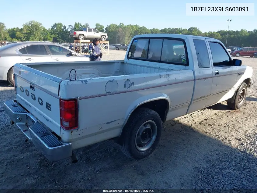 1B7FL23X9LS603091 1990 Dodge Dakota