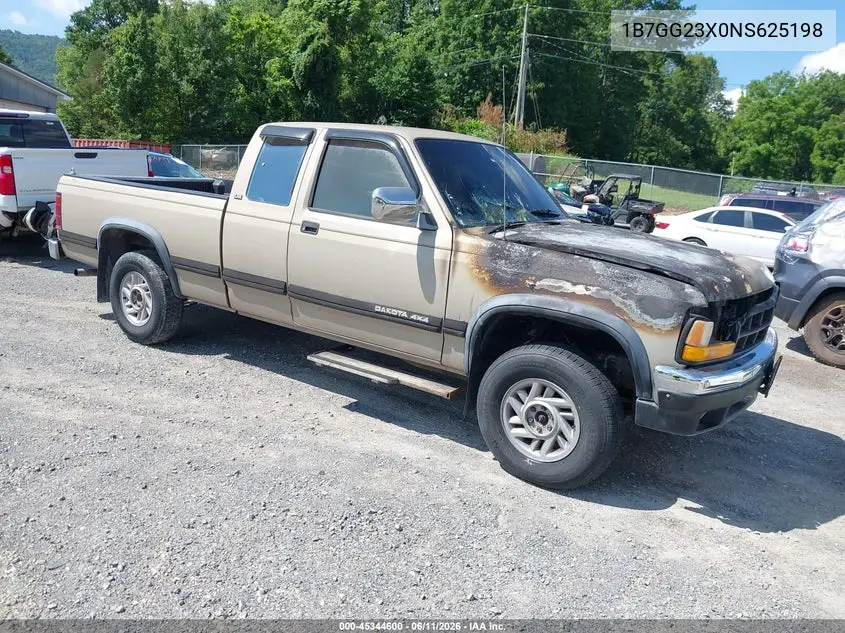 1992 Dodge Dakota VIN: 1B7GG23X0NS625198 Lot: 45344600