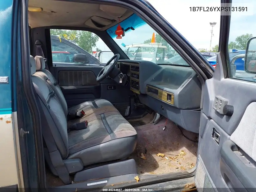 1993 Dodge Dakota VIN: 1B7FL26YXPS131591 Lot: 45244687