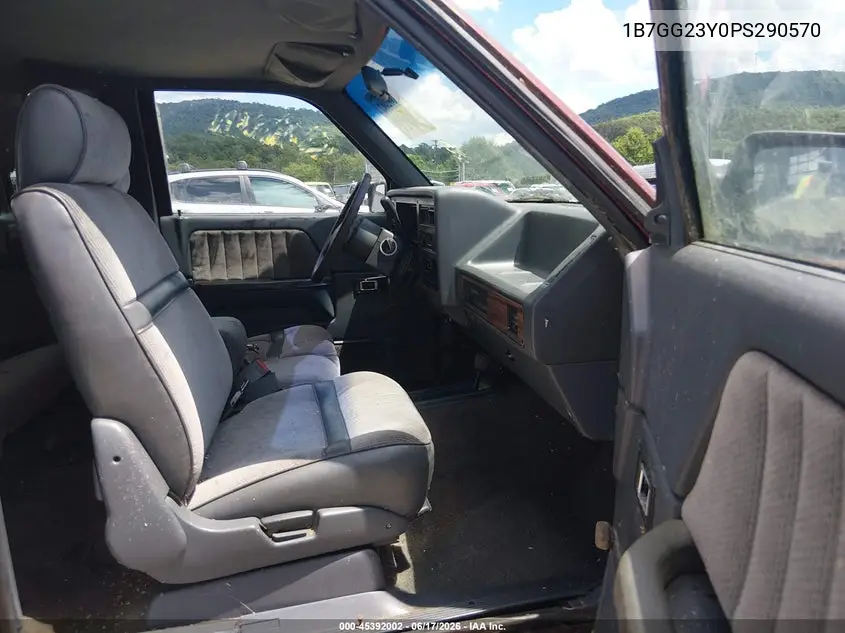 1993 Dodge Dakota VIN: 1B7GG23Y0PS290570 Lot: 45392002