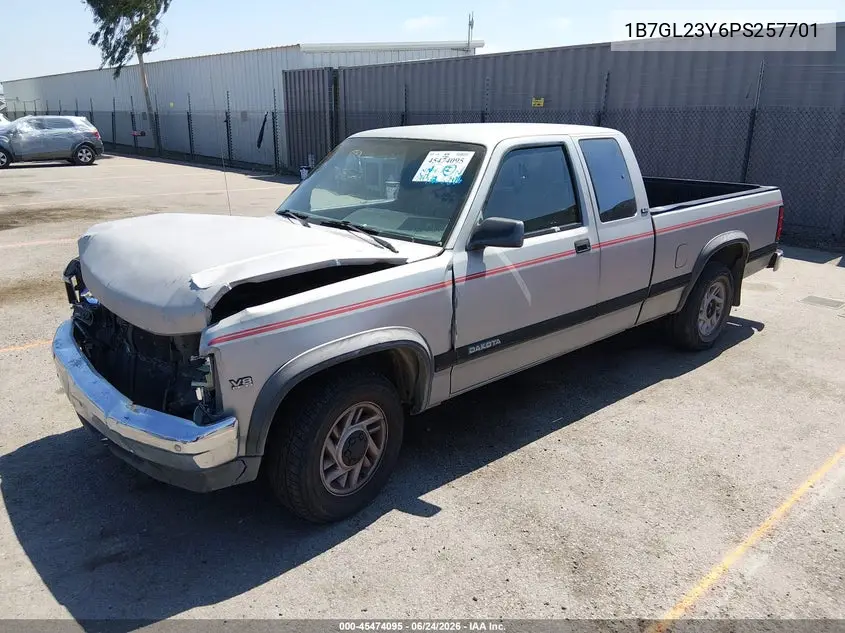 1993 Dodge Dakota VIN: 1B7GL23Y6PS257701 Lot: 45474095